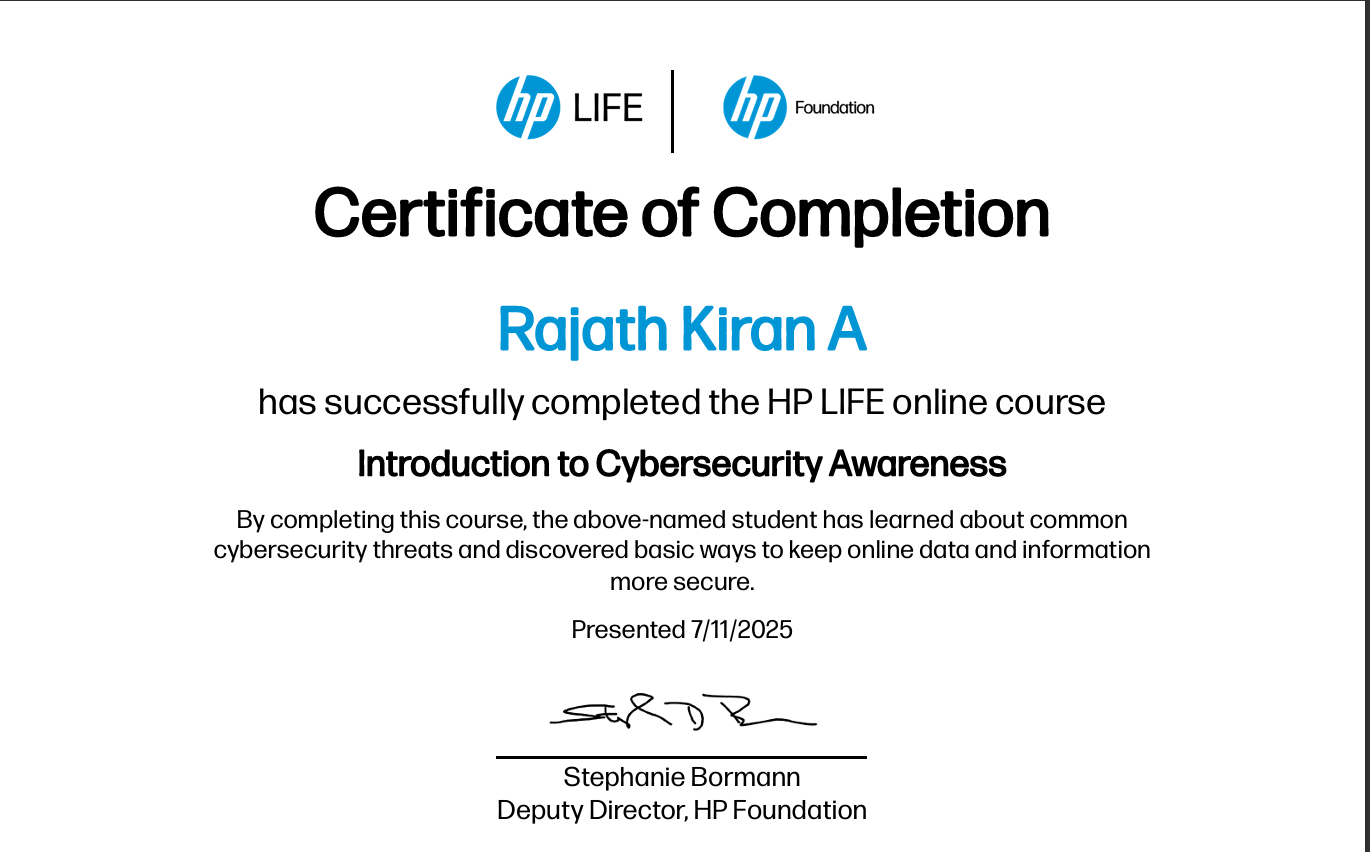 Certificate 2