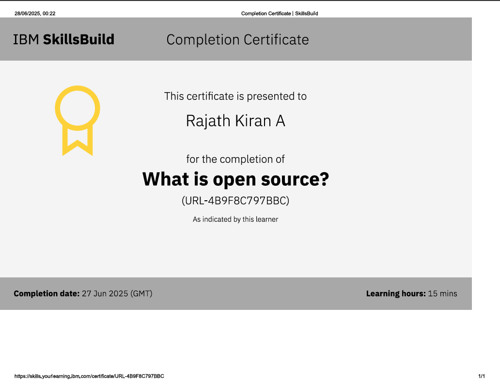 Certificate 2
