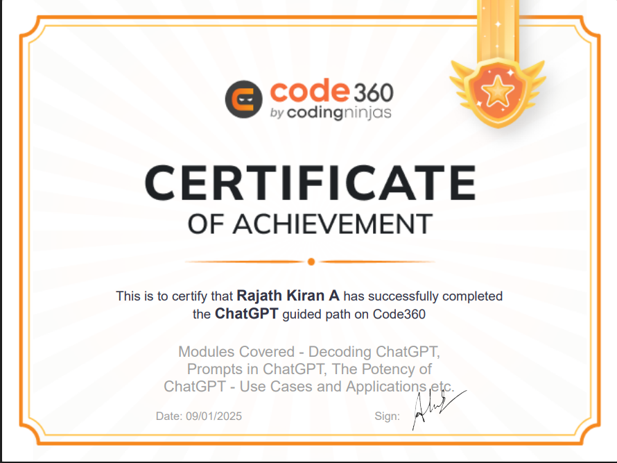 Certificate 2
