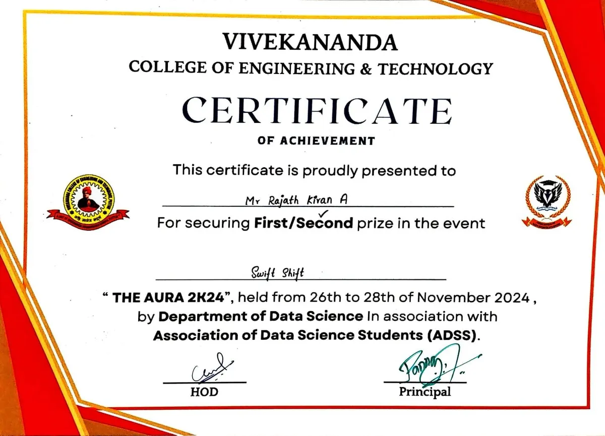 Certificate 2